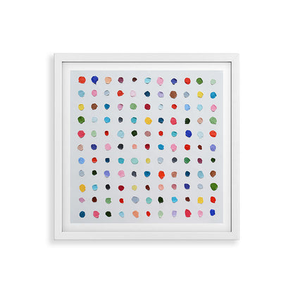 Infinite Polka Daubs Framed Art Print Gallery Image 38