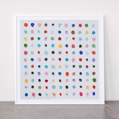 Infinite Polka Daubs Framed Art Print Gallery Image 43