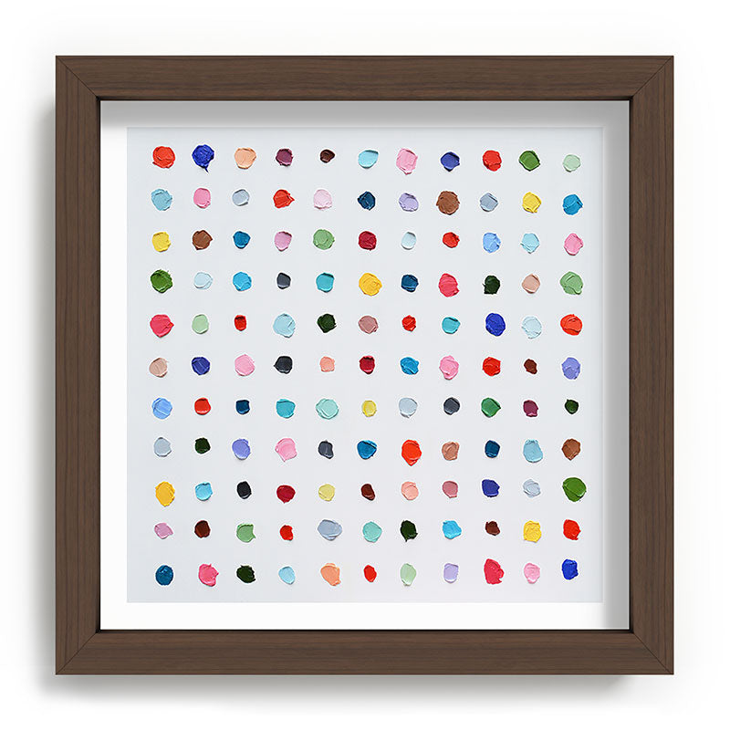 Infinite Polka Daubs Framed Art Print Gallery Image 98