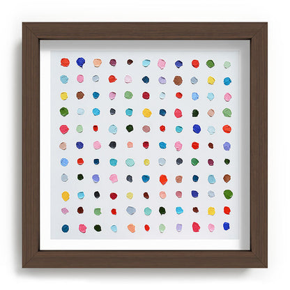 Infinite Polka Daubs Framed Art Print Gallery Image 98