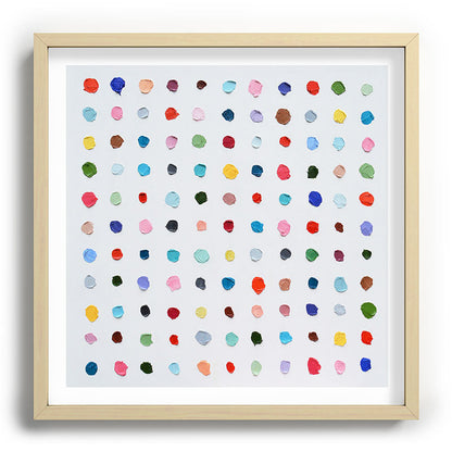 Infinite Polka Daubs Framed Art Print Gallery Image 109