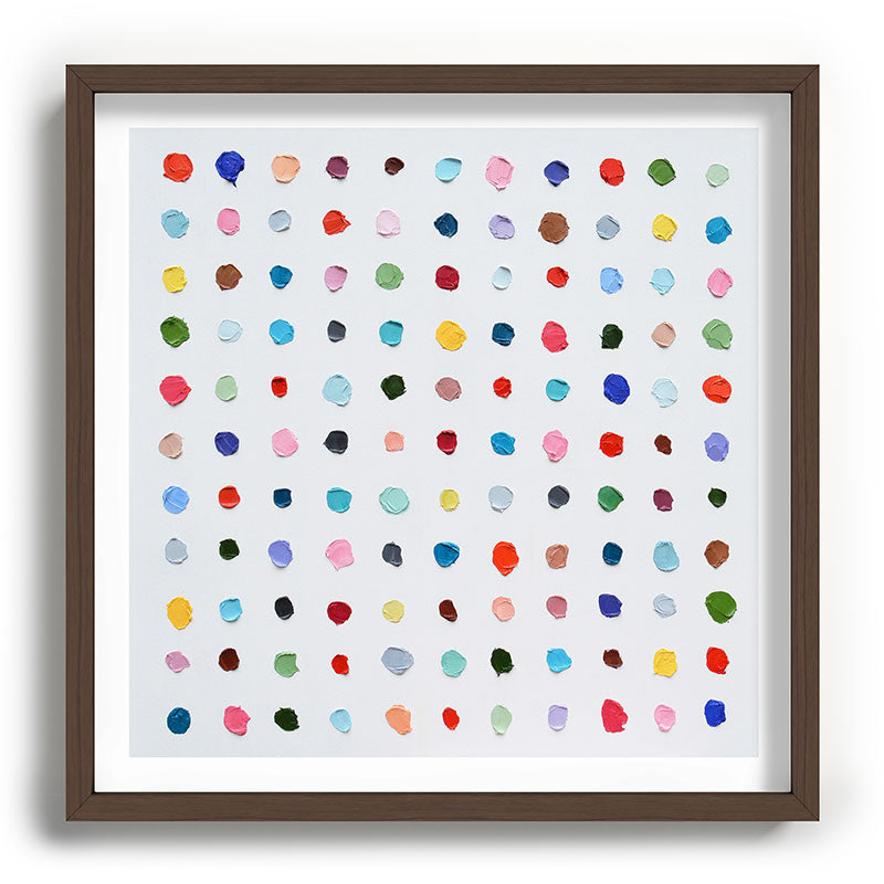 Infinite Polka Daubs Framed Art Print Gallery Image 101