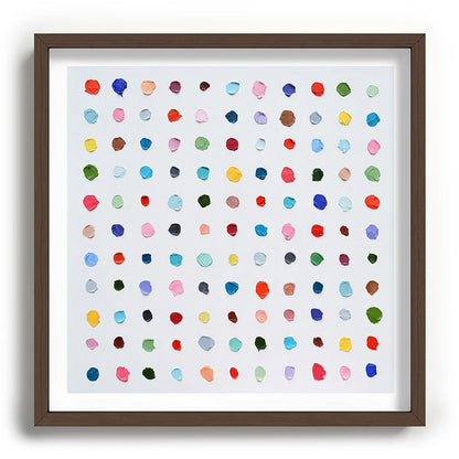 Infinite Polka Daubs Framed Art Print Gallery Image 101