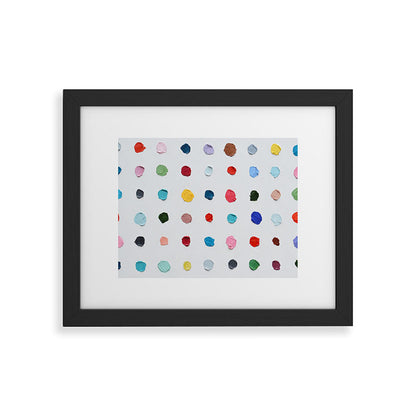 Infinite Polka Daubs Framed Art Print Gallery Image 44