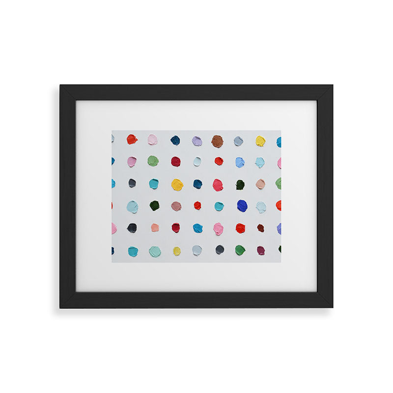 Infinite Polka Daubs Framed Art Print Gallery Image 40