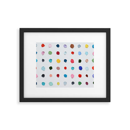 Infinite Polka Daubs Framed Art Print Gallery Image 5