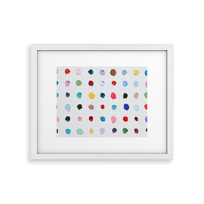 Infinite Polka Daubs Framed Art Print Gallery Image 36