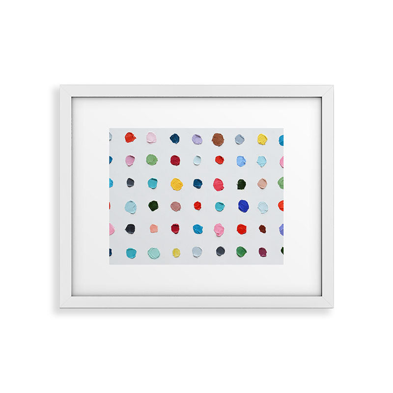 Infinite Polka Daubs Framed Art Print Gallery Image 34