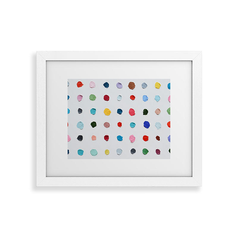 Infinite Polka Daubs Framed Art Print Gallery Image 69