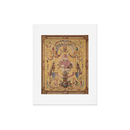 Antique 18th Century 'Portal of the Gods' French Gobelin Tapestry Art Print Gallery Image 5