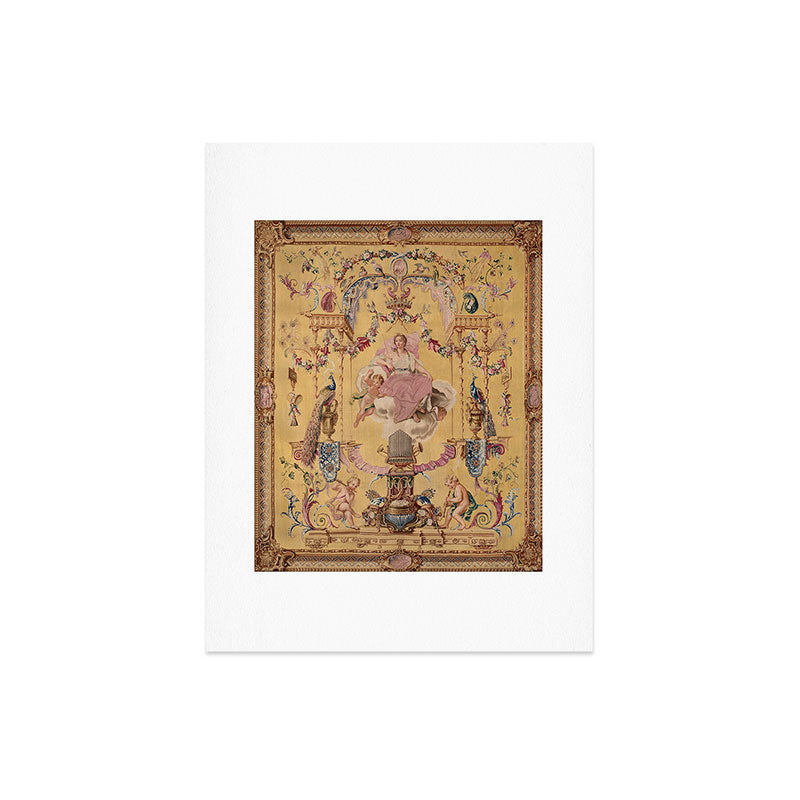 Antique 18th Century 'Portal of the Gods' French Gobelin Tapestry Art Print Gallery Image 6