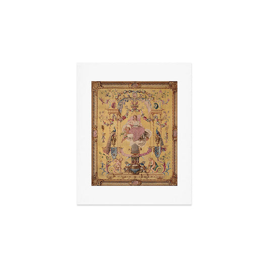Antique 18th Century 'Portal of the Gods' French Gobelin Tapestry Art Print Gallery Image 1