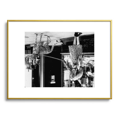 Woman Walking Pet Cheetah in London, 1939 Framed Art Print Gallery Image 91
