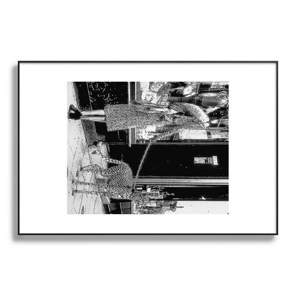 Woman Walking Pet Cheetah in London, 1939 Framed Art Print Gallery Image 87