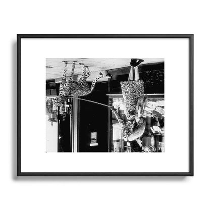 Woman Walking Pet Cheetah in London, 1939 Framed Art Print Gallery Image 82