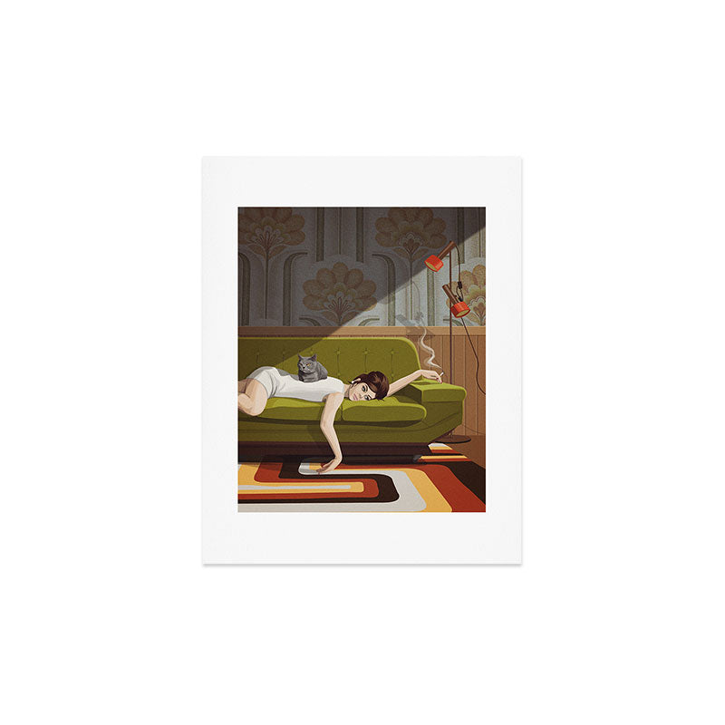Waiting Game Art Print Gallery Image 2