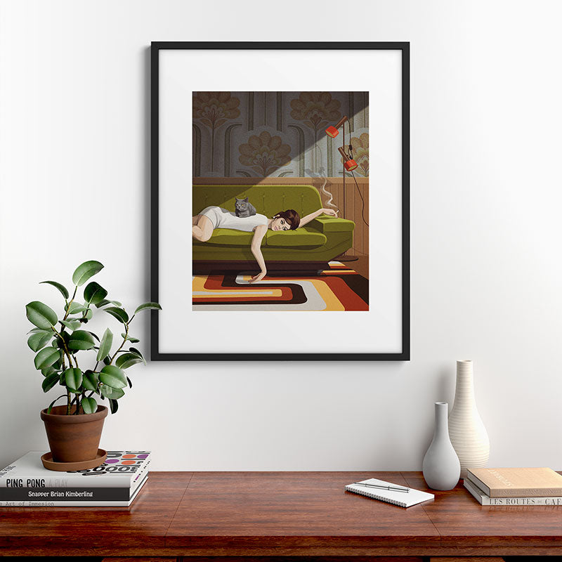 Waiting Game Framed Art Print Gallery Image 7