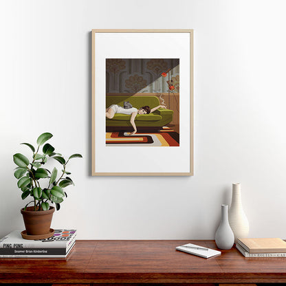 Waiting Game Framed Art Print Gallery Image 20