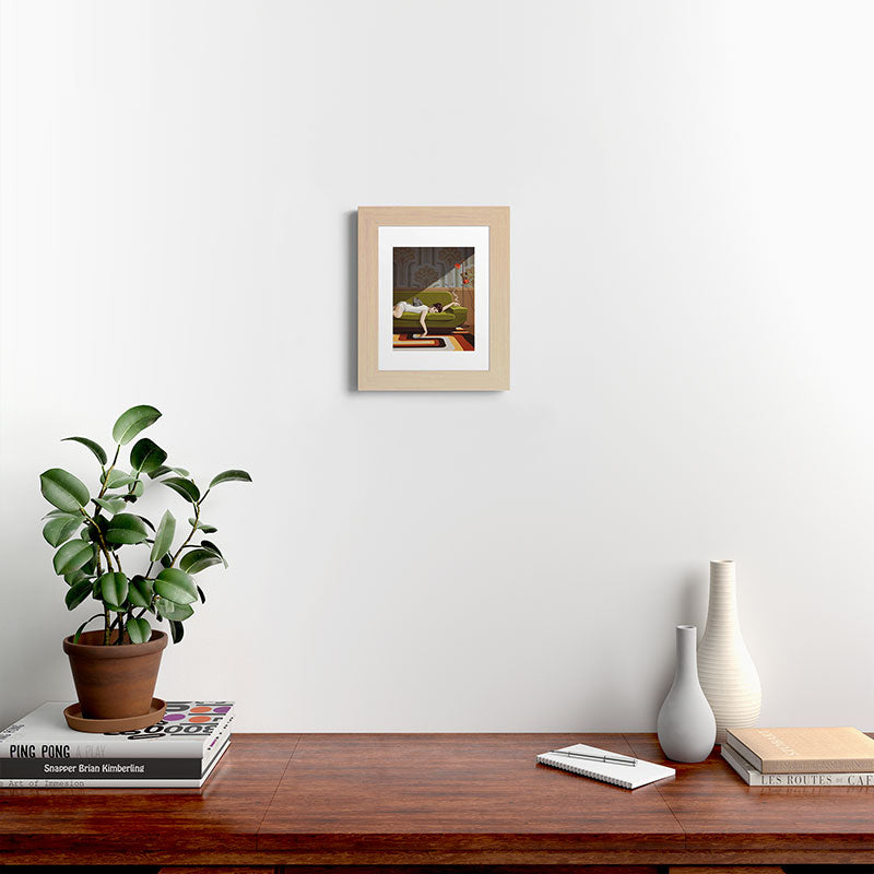 Waiting Game Framed Art Print Gallery Image 44