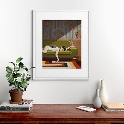 Waiting Game Framed Art Print Gallery Image 28