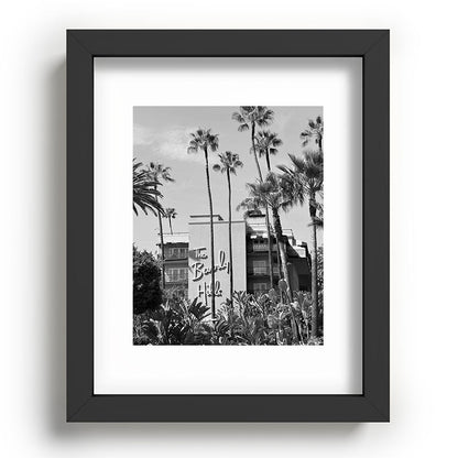 Beverly Hills Hotel, California black and white photograph / black and white photography Framed Art Print Gallery Image 78