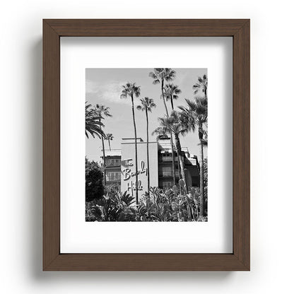 Beverly Hills Hotel, California black and white photograph / black and white photography Framed Art Print Gallery Image 88
