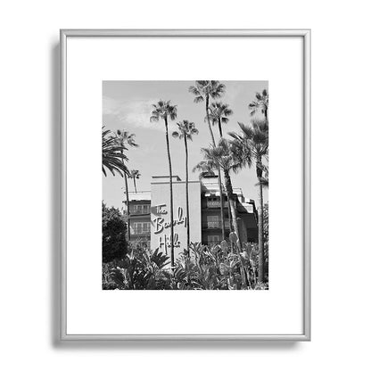 Beverly Hills Hotel, California black and white photograph / black and white photography Framed Art Print Gallery Image 131