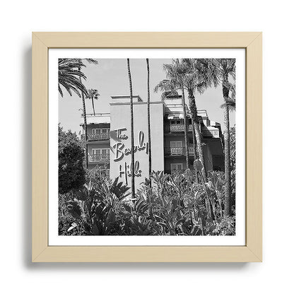 Beverly Hills Hotel, California black and white photograph / black and white photography Framed Art Print Gallery Image 24