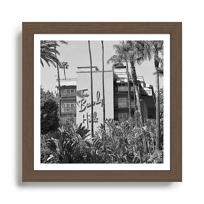 Beverly Hills Hotel, California black and white photograph / black and white photography Framed Art Print Gallery Image 13
