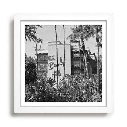 Beverly Hills Hotel, California black and white photograph / black and white photography Framed Art Print Gallery Image 35