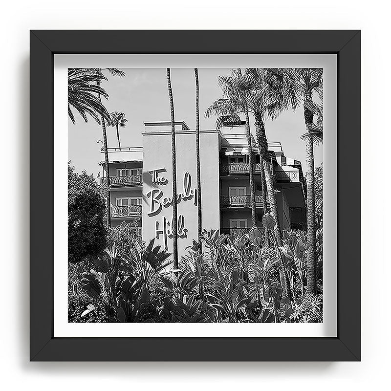 Beverly Hills Hotel, California black and white photograph / black and white photography Framed Art Print Gallery Image 90