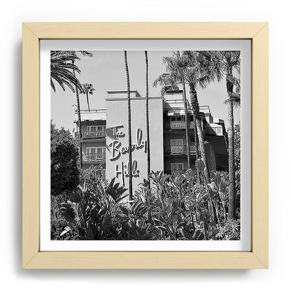 Beverly Hills Hotel, California black and white photograph / black and white photography Framed Art Print Gallery Image 106