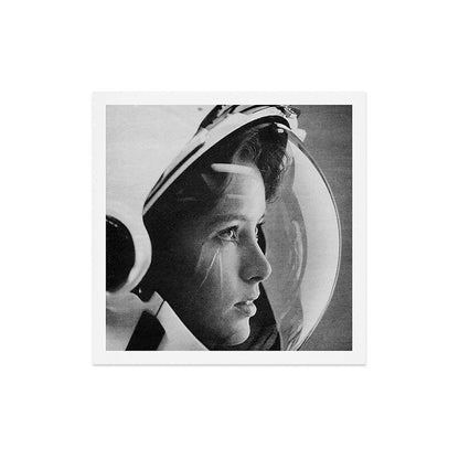 NASA Astronaut, Anna Fisher, black and white photograph Art Print Gallery Image 5