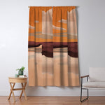 Abstract Art Landscape 70 Window Curtain Gallery Image 1