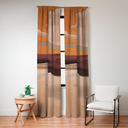 Abstract Art Landscape 70 Window Curtain Gallery Image 4