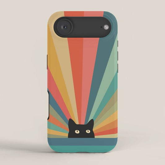 Cat Landscape 165C iPhone Case Gallery Image 2