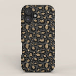 Black Gold Leopard Print Pattern iPhone Case Gallery Image 1