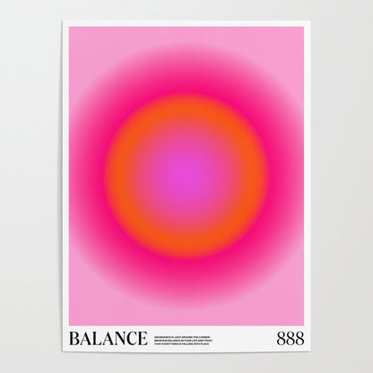 Gradient Angel Numbers: Balance Poster Gallery Image 3