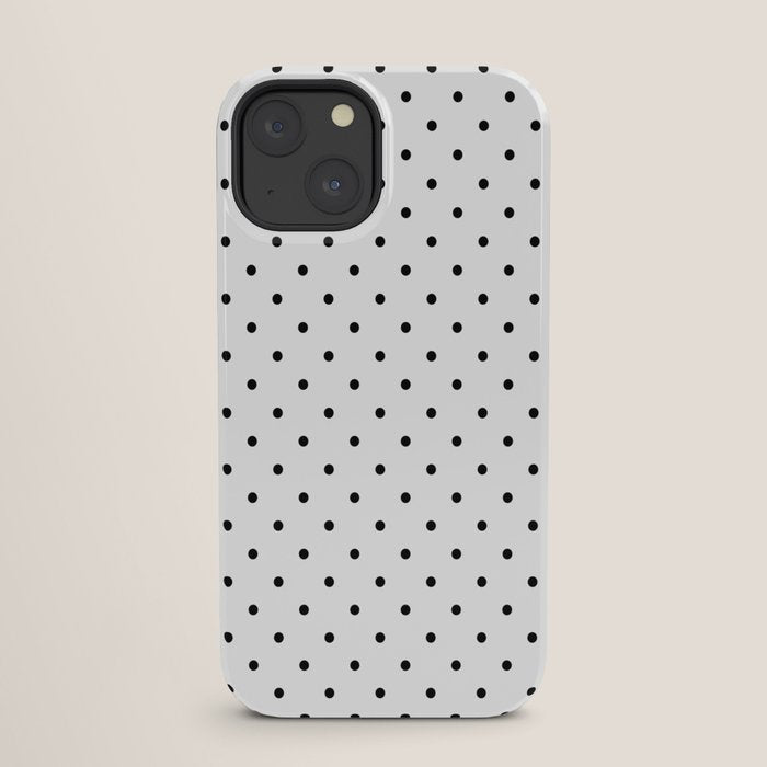 Small Black Polka dots Background iPhone Case Gallery Image 25