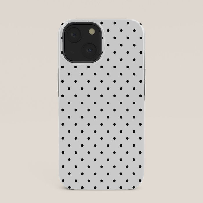 Small Black Polka dots Background iPhone Case Gallery Image 33