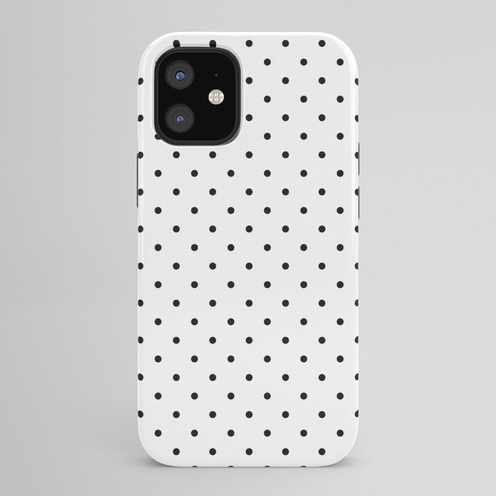 Small Black Polka dots Background iPhone Case Gallery Image 42