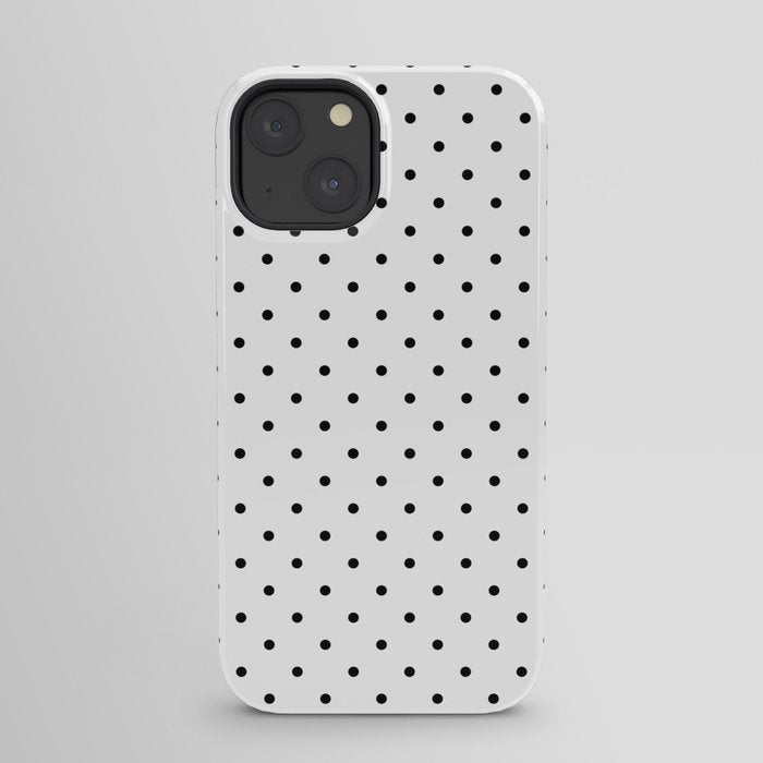 Small Black Polka dots Background iPhone Case Gallery Image 21