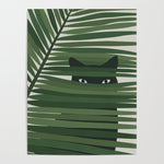 Cat and Plant 53 Poster Gallery Image 1