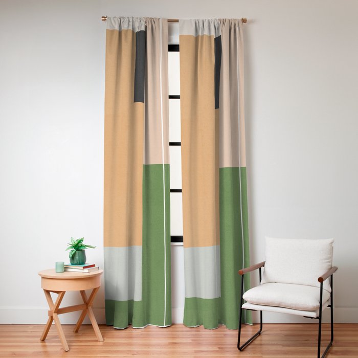 Geometric Abstract 114 Window Curtain Gallery Image 4
