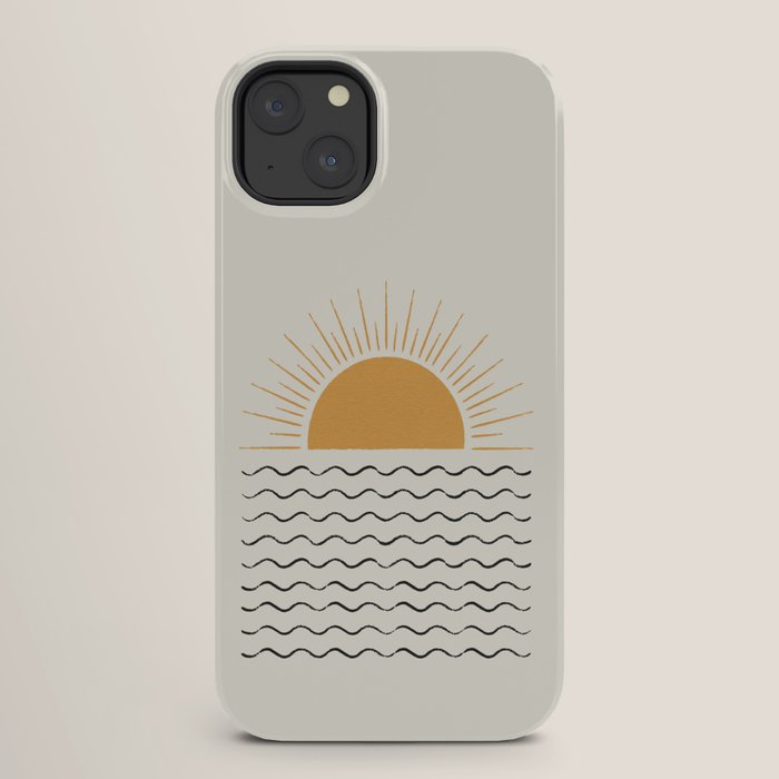 Sunrise Ocean - Mid Century Modern Style iPhone Case Gallery Image 26