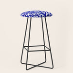 Fan Coral â Navy Stool Gallery Image 1
