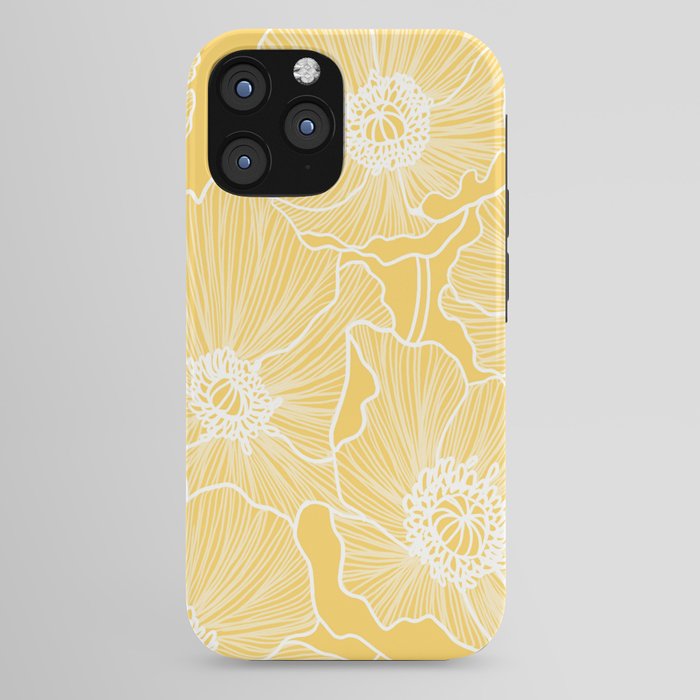 Sunshine Yellow Poppies iPhone Case Gallery Image 44