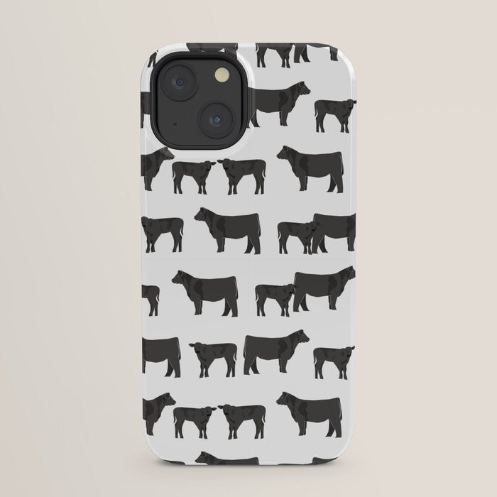 Angus Cattle breed farm gifts must have cow animal iPhone Case Gallery Image 29
