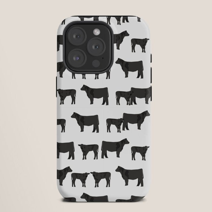 Angus Cattle breed farm gifts must have cow animal iPhone Case Gallery Image 11