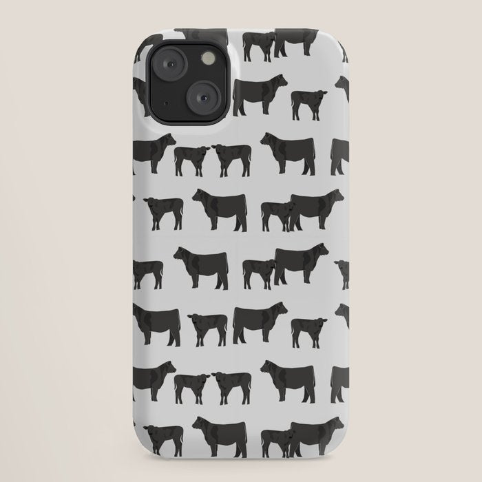 Angus Cattle breed farm gifts must have cow animal iPhone Case Gallery Image 18